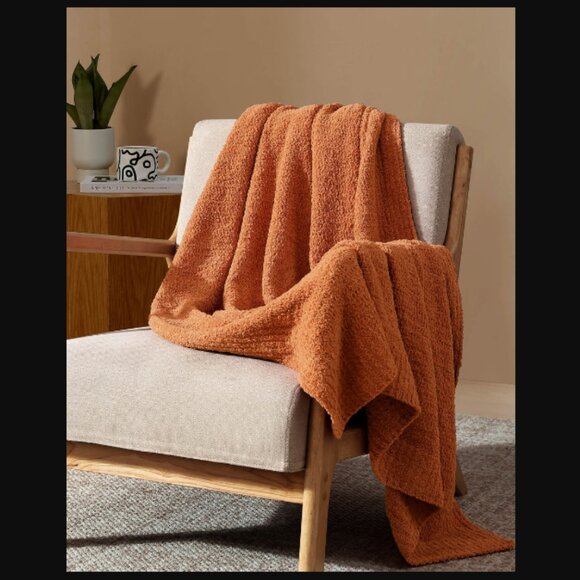 Anthropologie Other - NEW Sunday Citizen Snug Lap Throw Shade Masala Orange